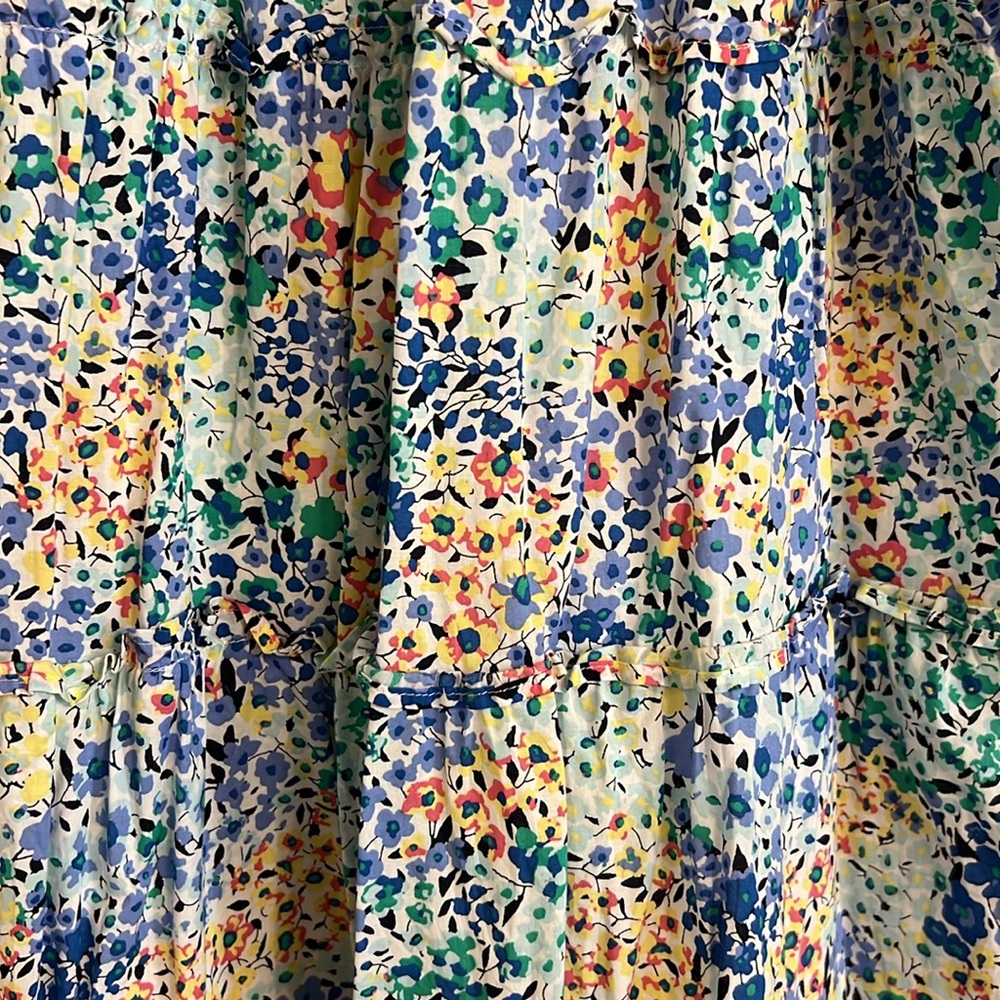 Multi Colored Floral Smocked Midi Dress! - Picture 3 of 11